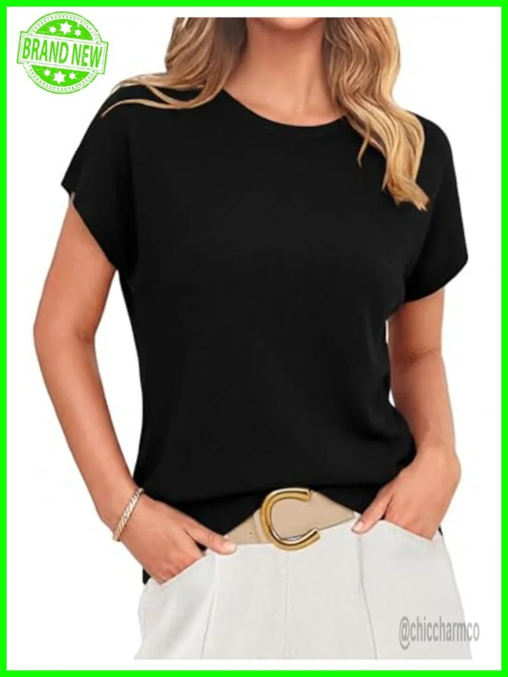 Cap Sleeve Knit Sweater Vest Crewneck Lightweight Pullover Business Tops 2026